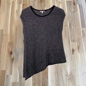 Eileen Fisher Organic Cotton Asymmetrical Top M